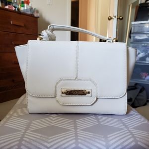 NWT Versace 1969 Italia Maple Satchel in Off White